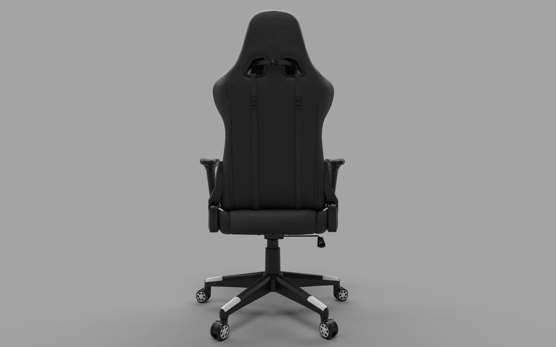 Gaming Chair Low-poly 3D model_4