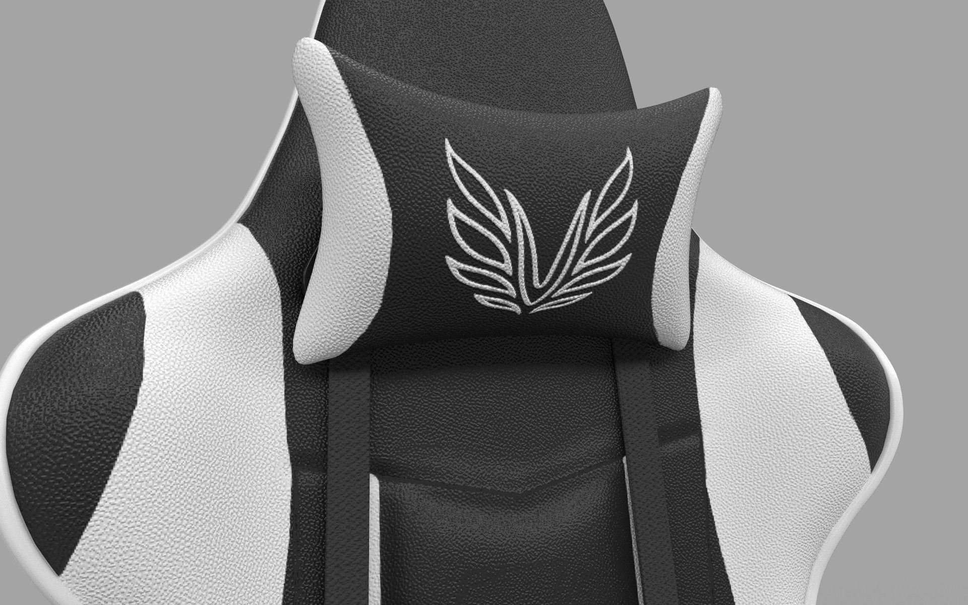 Gaming Chair Low-poly 3D model_9