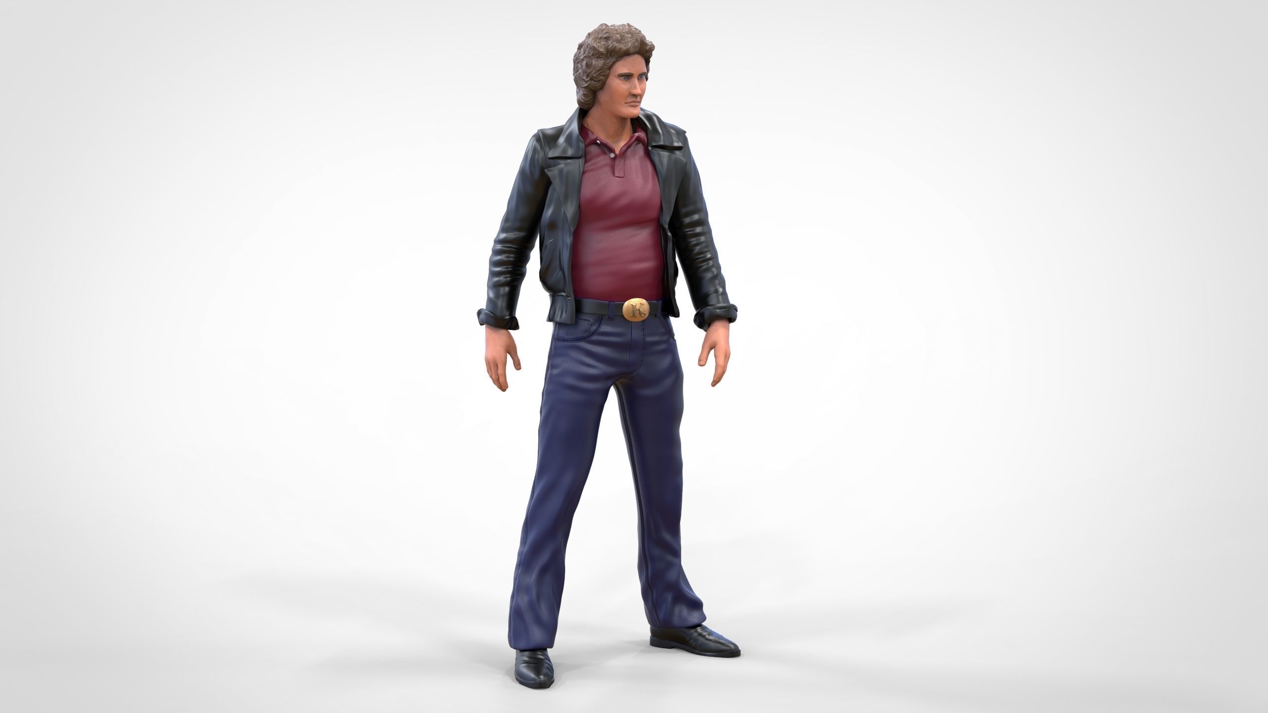 Michael Knight in Knight Rider 3D print model_32
