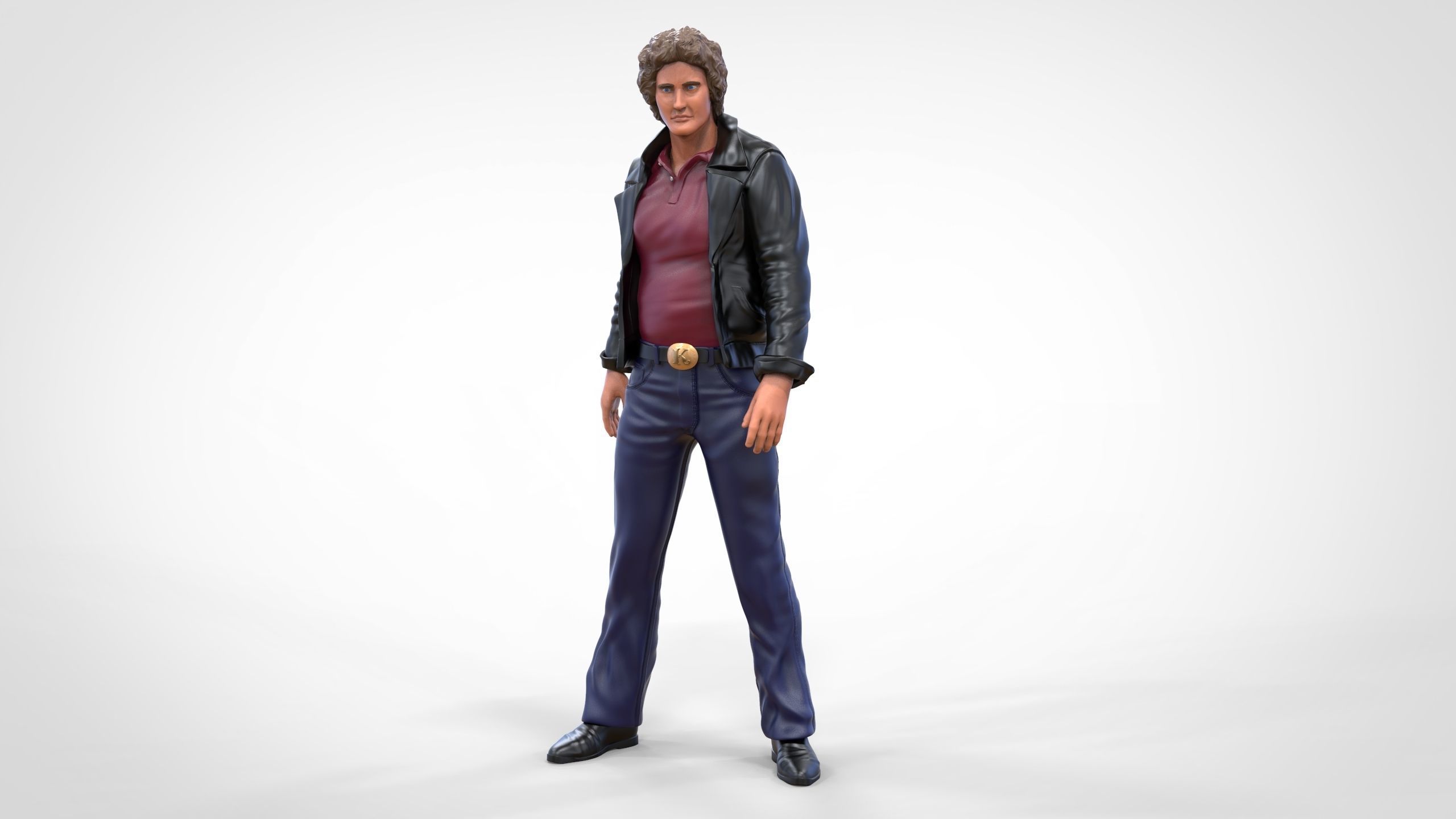 Michael Knight in Knight Rider 3D print model_37