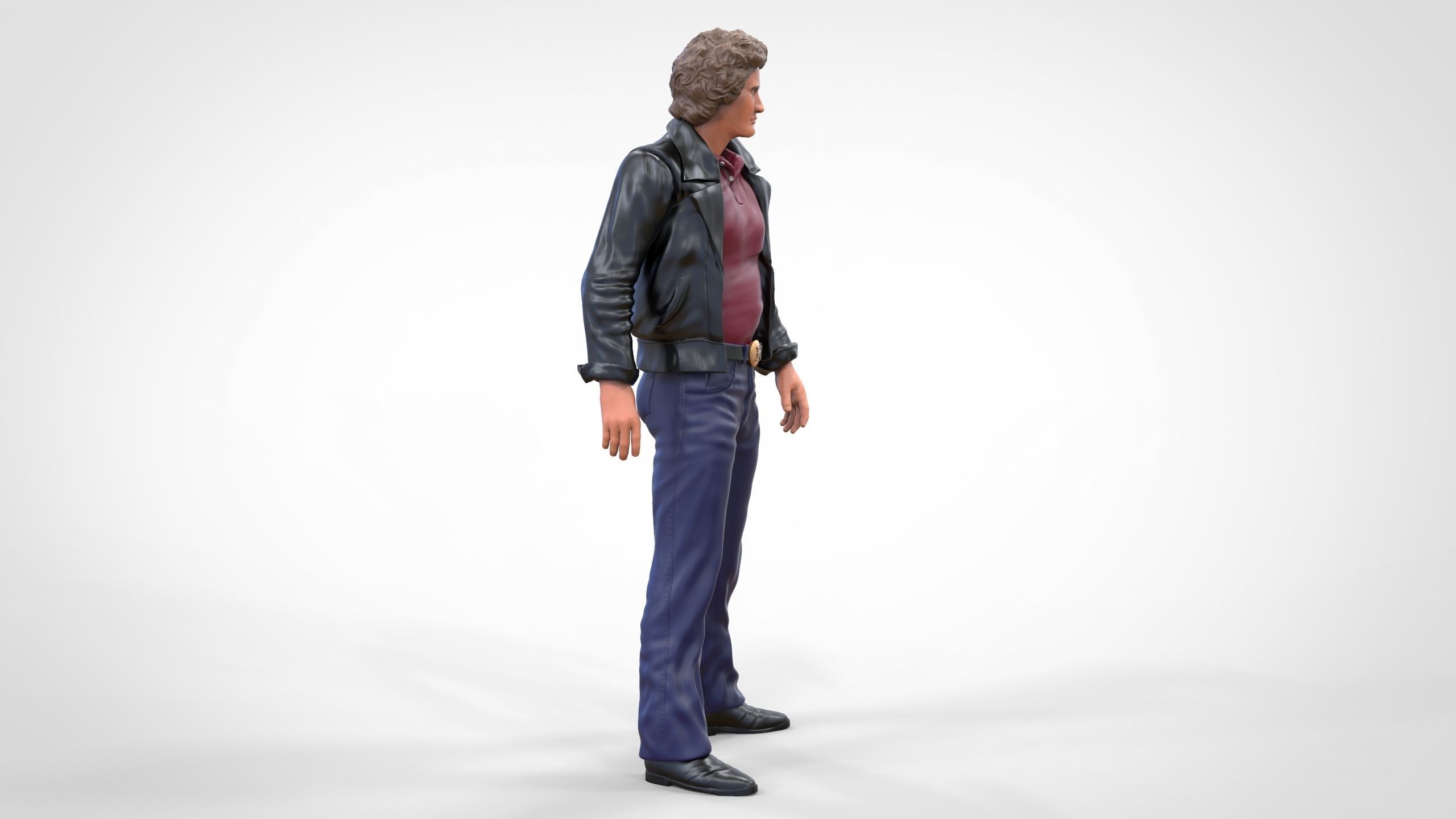 Michael Knight in Knight Rider 3D print model_27