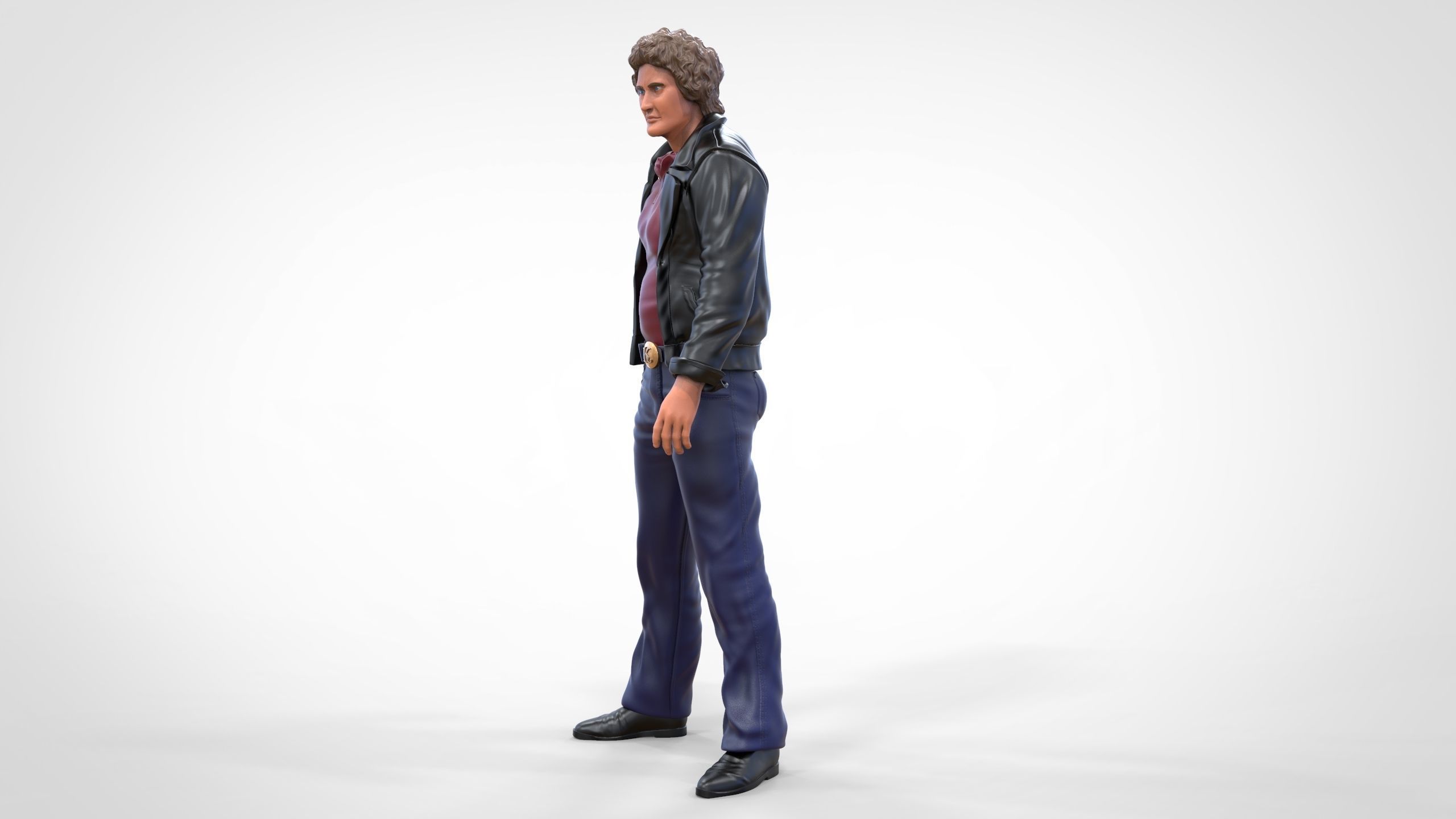 Michael Knight in Knight Rider 3D print model_5