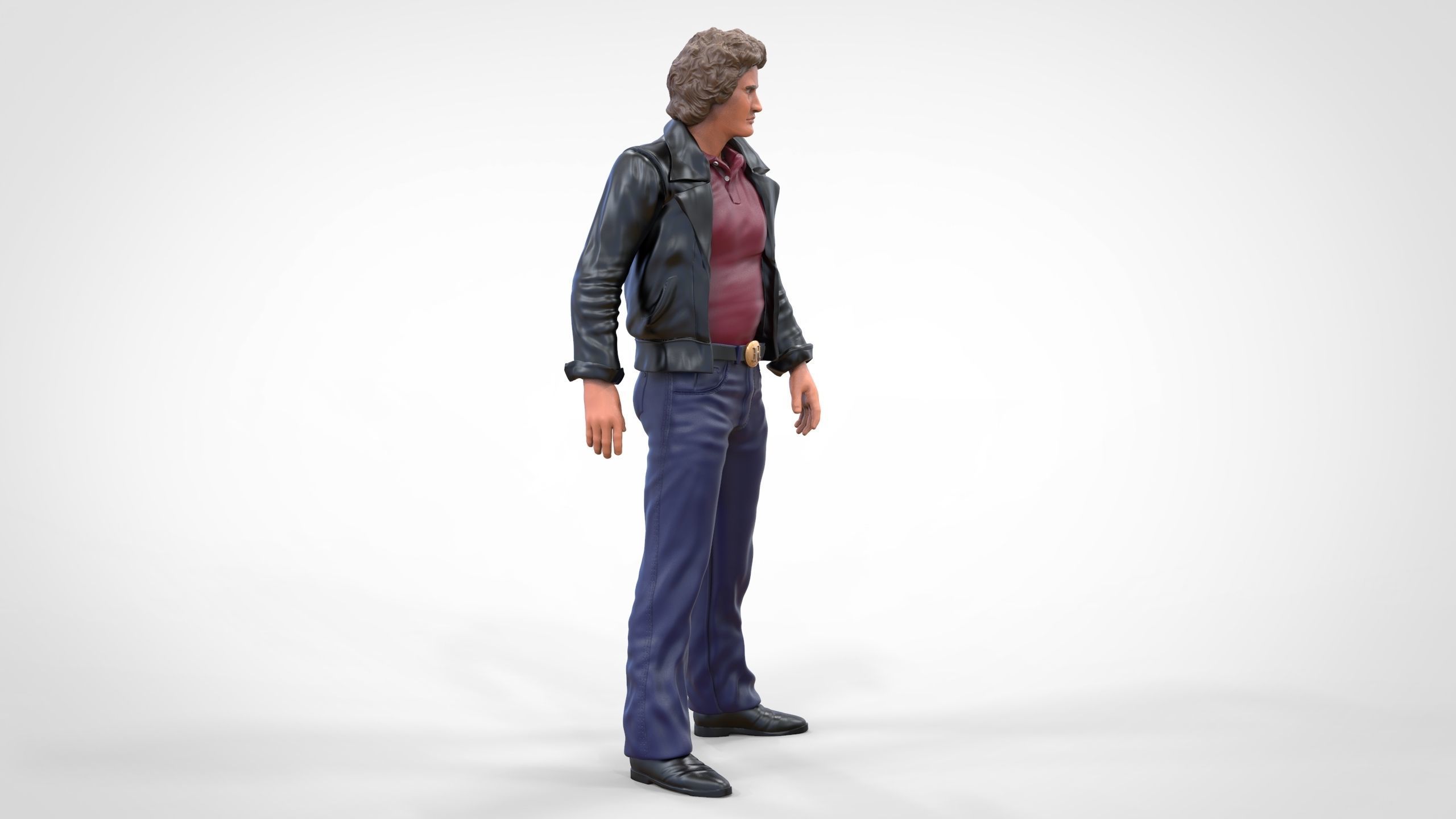 Michael Knight in Knight Rider 3D print model_28