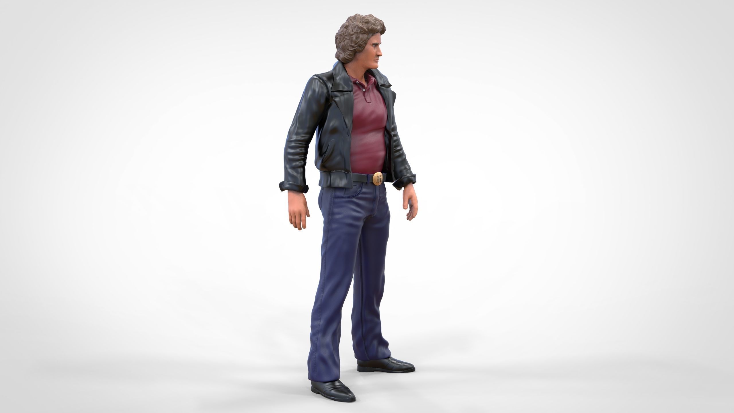 Michael Knight in Knight Rider 3D print model_29