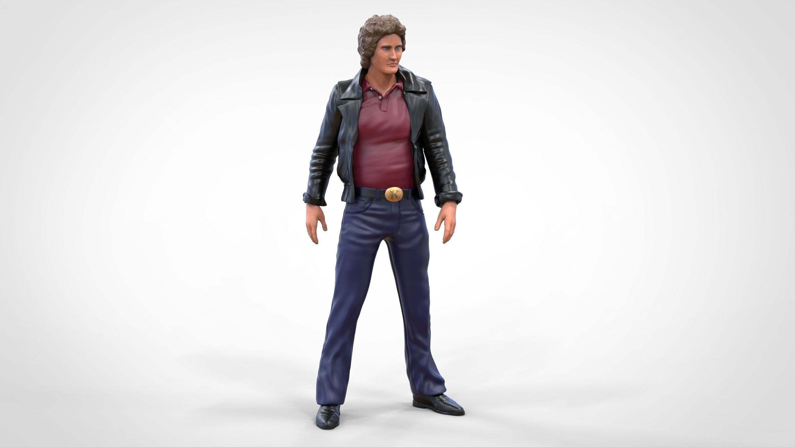 Michael Knight in Knight Rider 3D print model_33