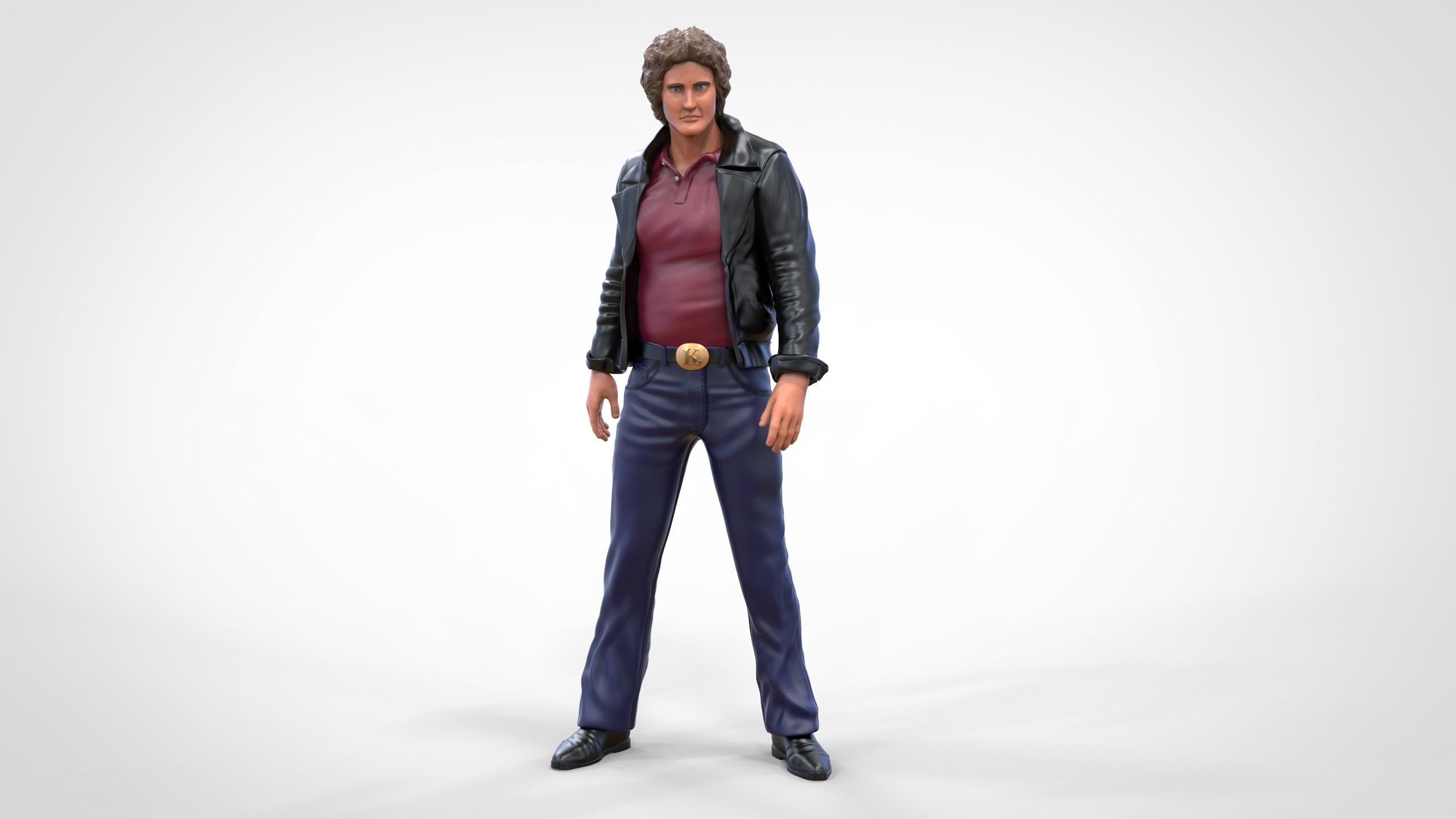 Michael Knight in Knight Rider 3D print model_36