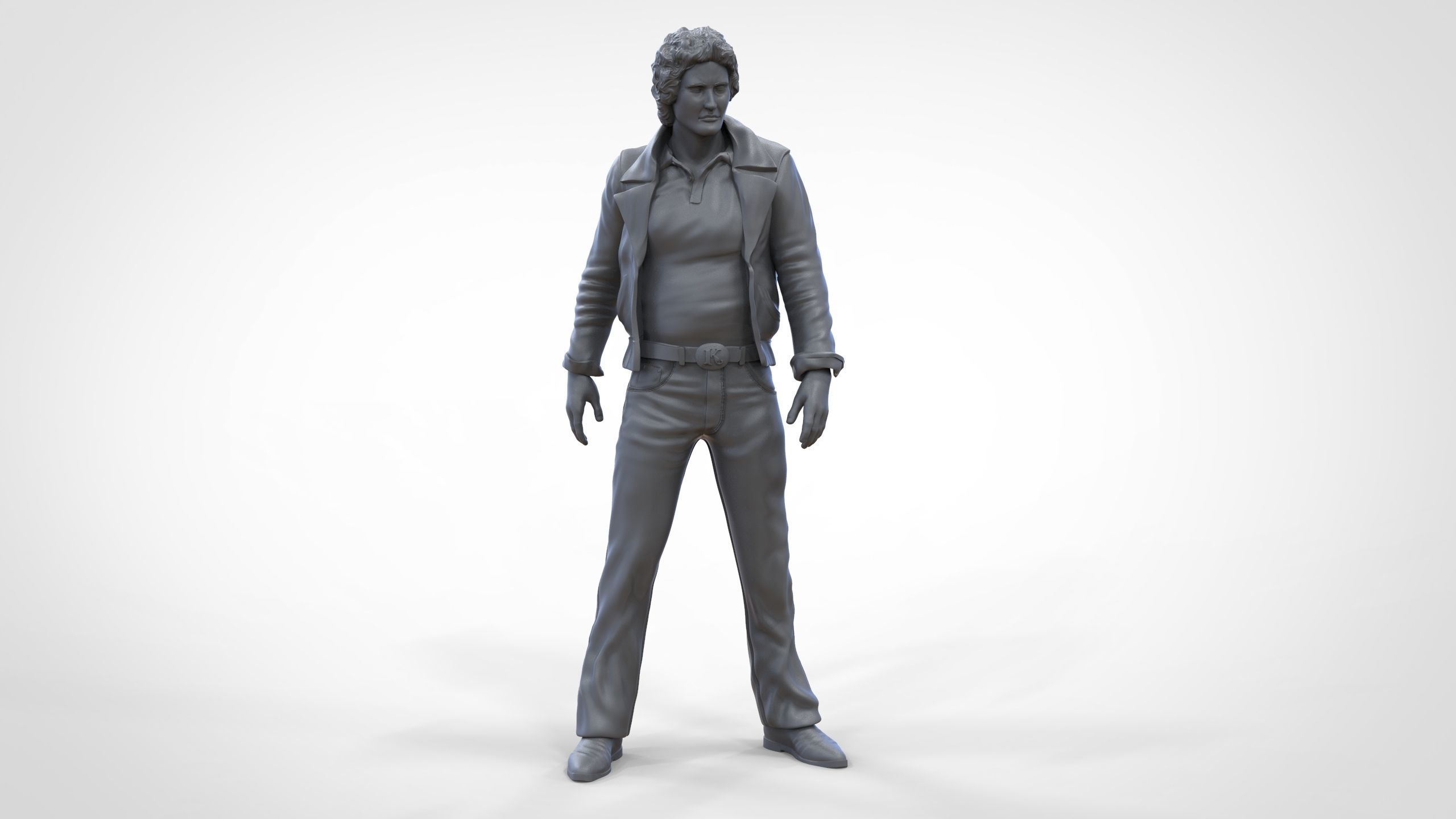 Michael Knight in Knight Rider 3D print model_49