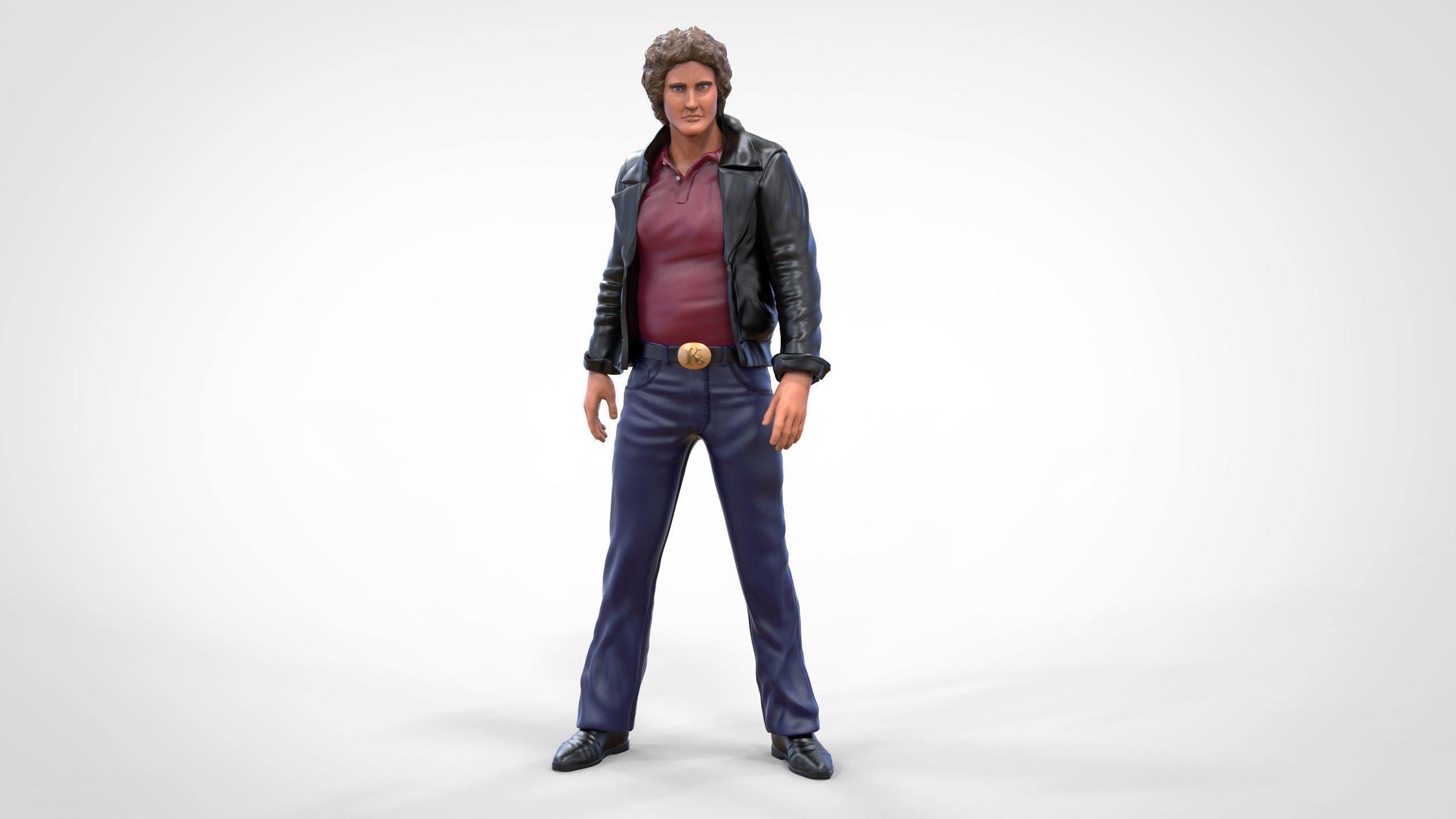 Michael Knight in Knight Rider 3D print model_51