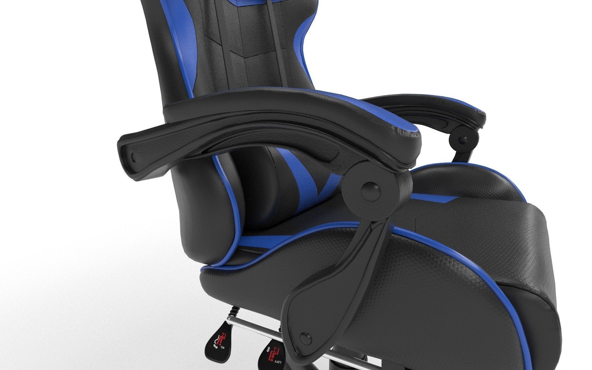 Gaming Chair Low-poly 3D model_9