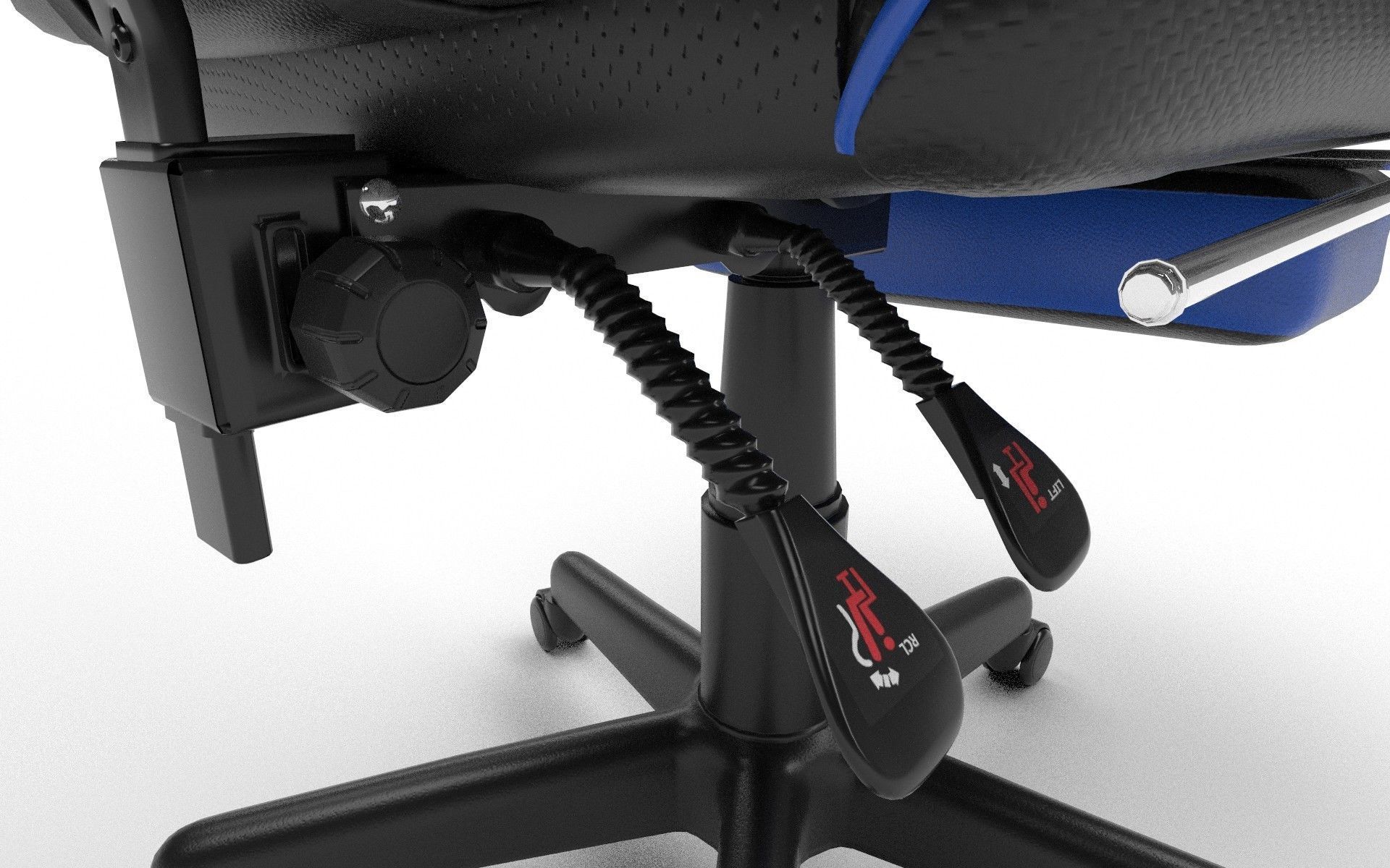 Gaming Chair Low-poly 3D model_8