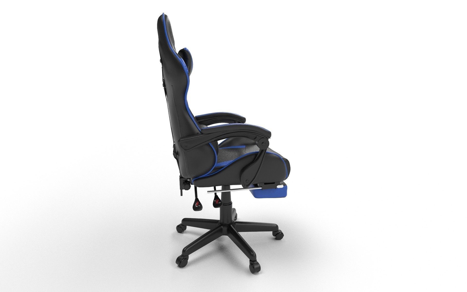Gaming Chair Low-poly 3D model_5