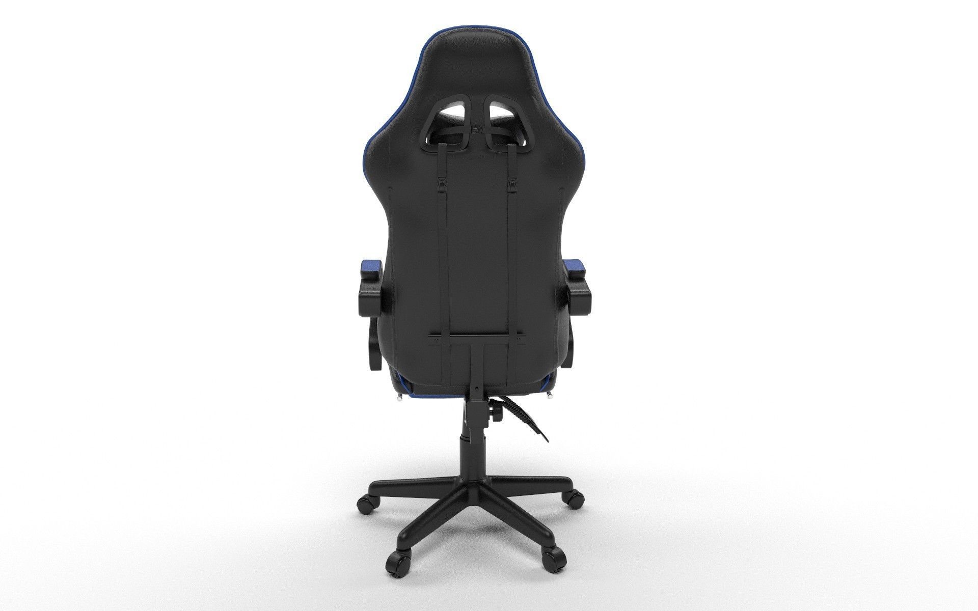 Gaming Chair Low-poly 3D model_7