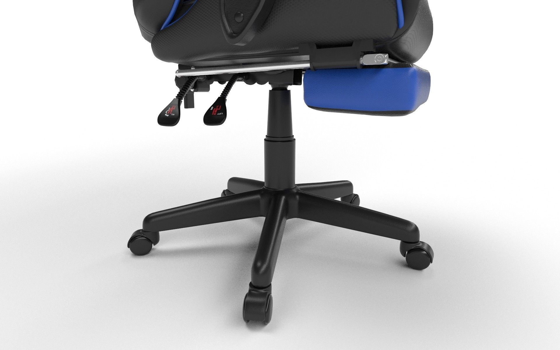 Gaming Chair Low-poly 3D model_6
