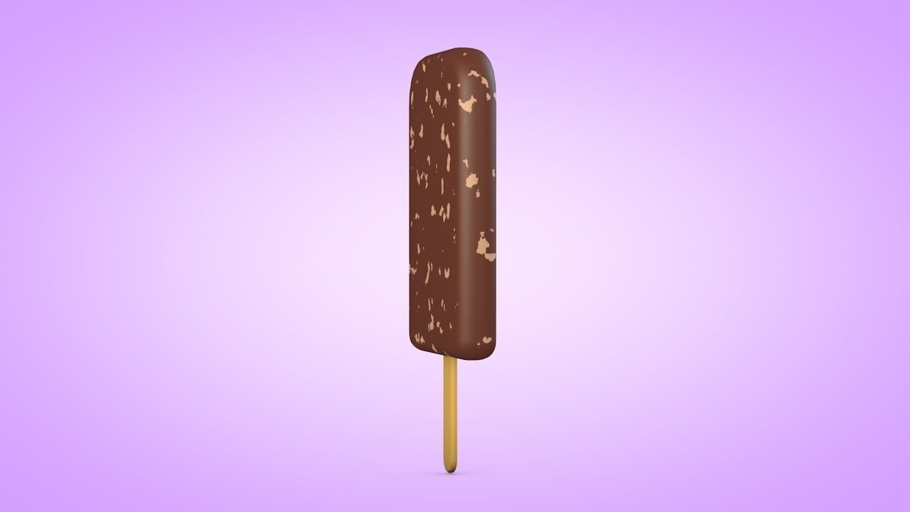 Ice Cream Set Low-poly 3D model_7