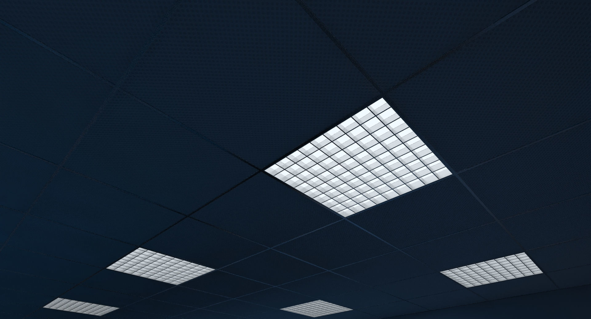 Futuristic Server Room 3D model_13