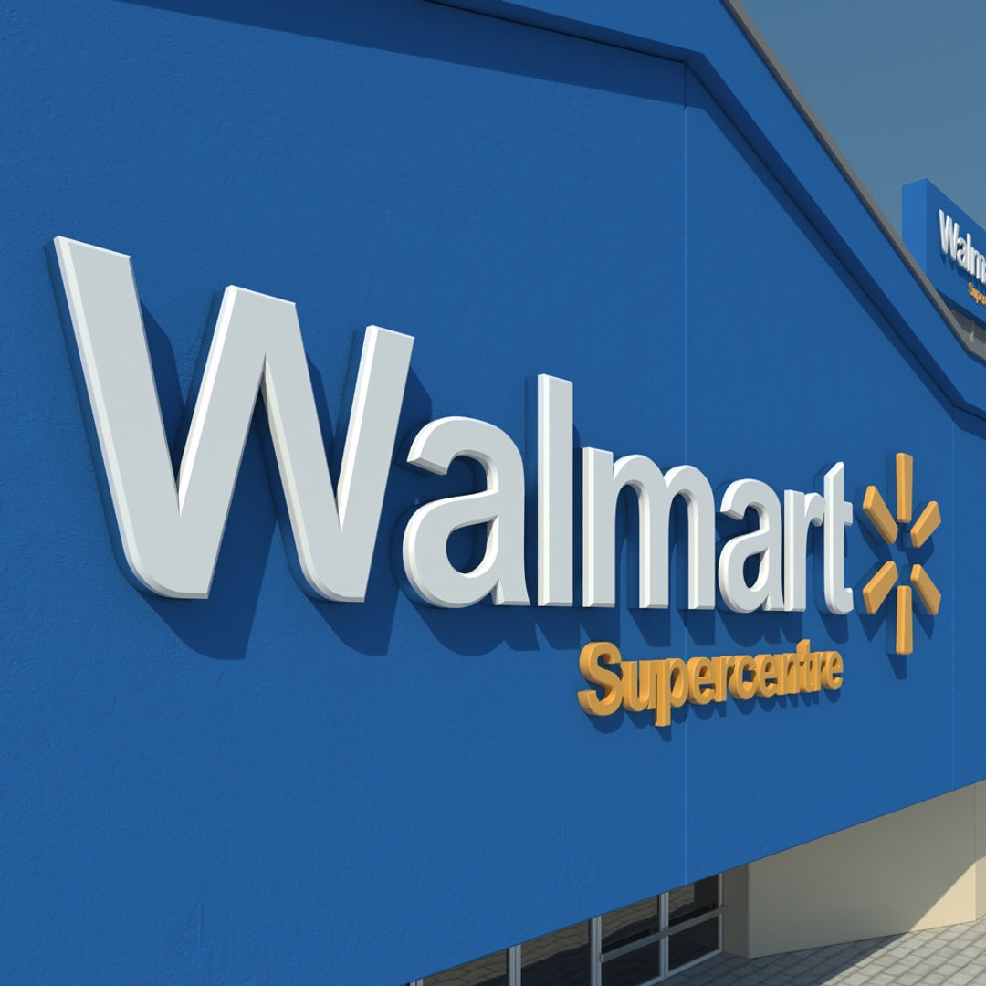 Walmart Supercenter 3D model_7