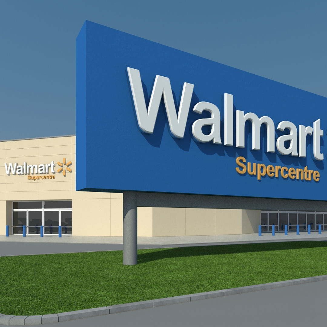 Walmart Supercenter 3D model_13