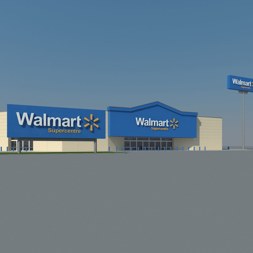 Walmart Supercenter 3D model_9