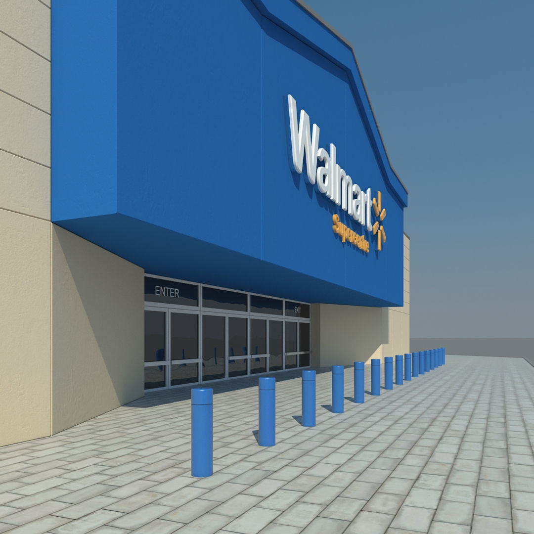 Walmart Supercenter 3D model_5