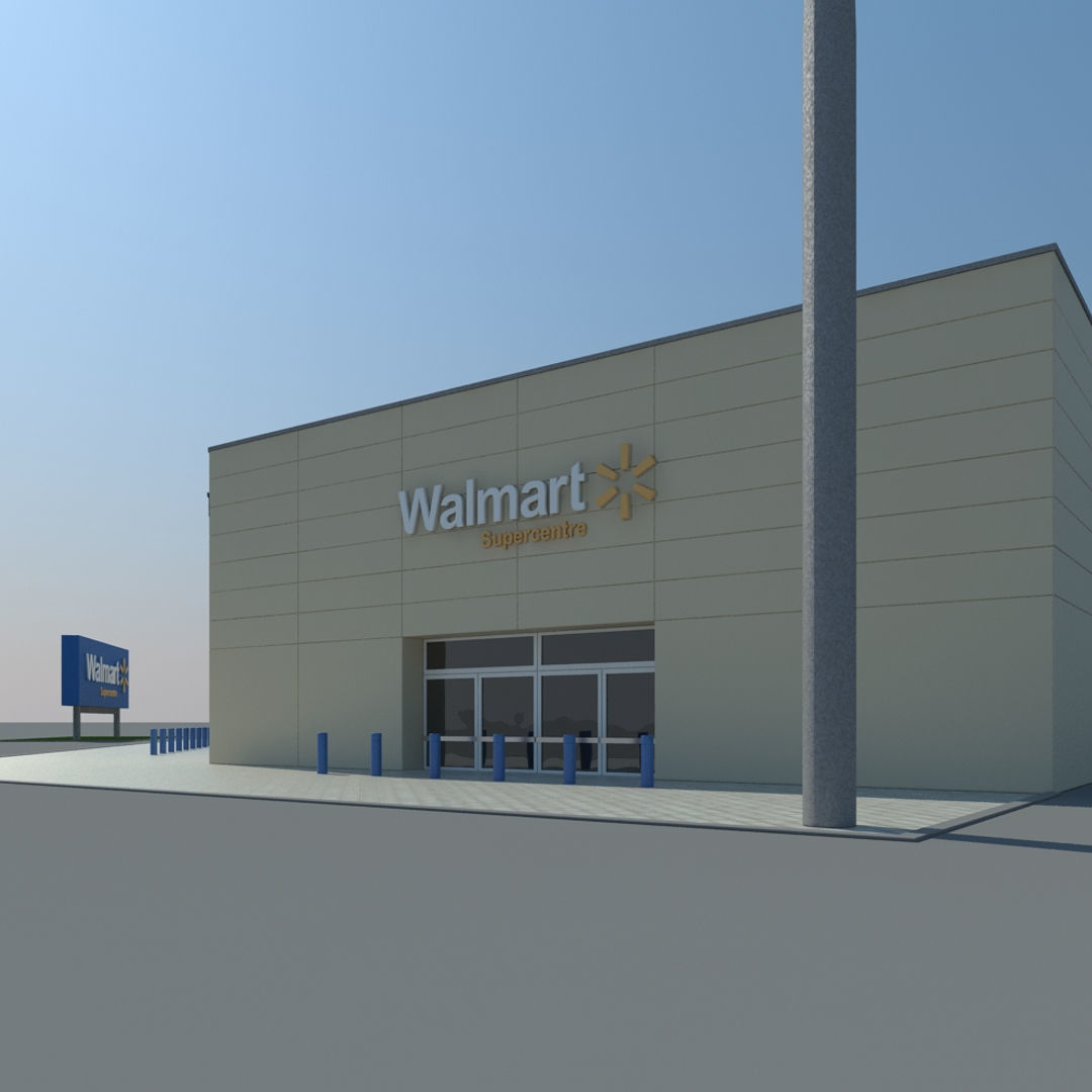 Walmart Supercenter 3D model_6