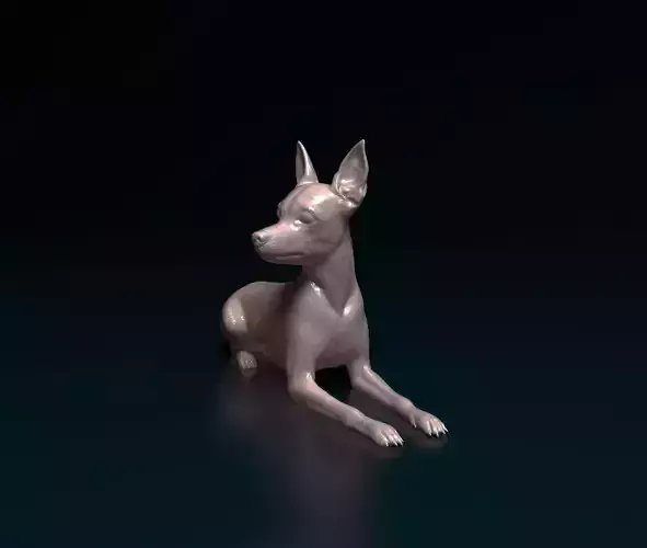 Toy terrier 3D print model