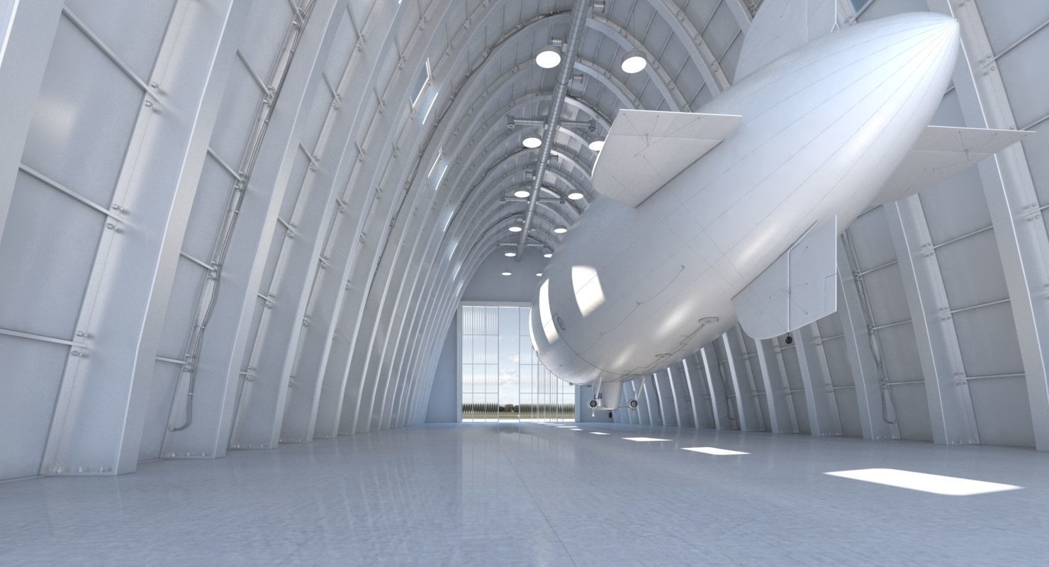 Zeppelin Hangar 3D model_14