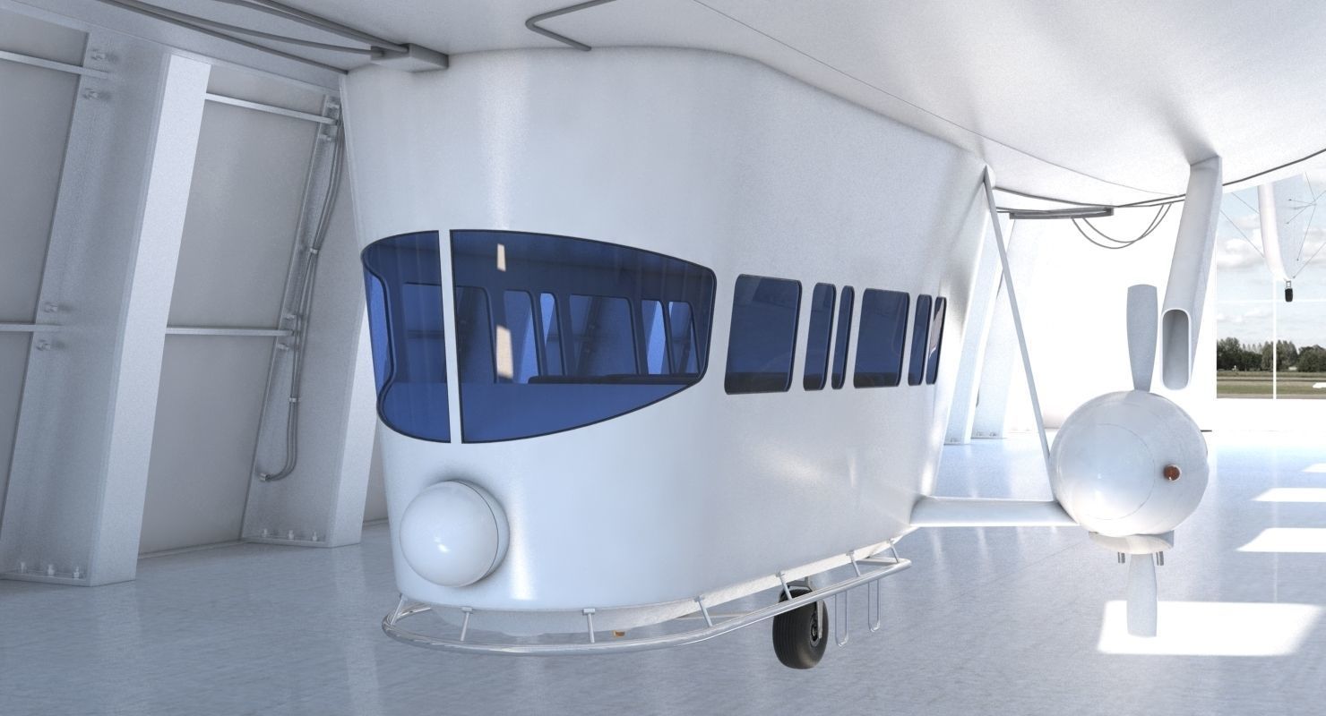Zeppelin Hangar 3D model_4