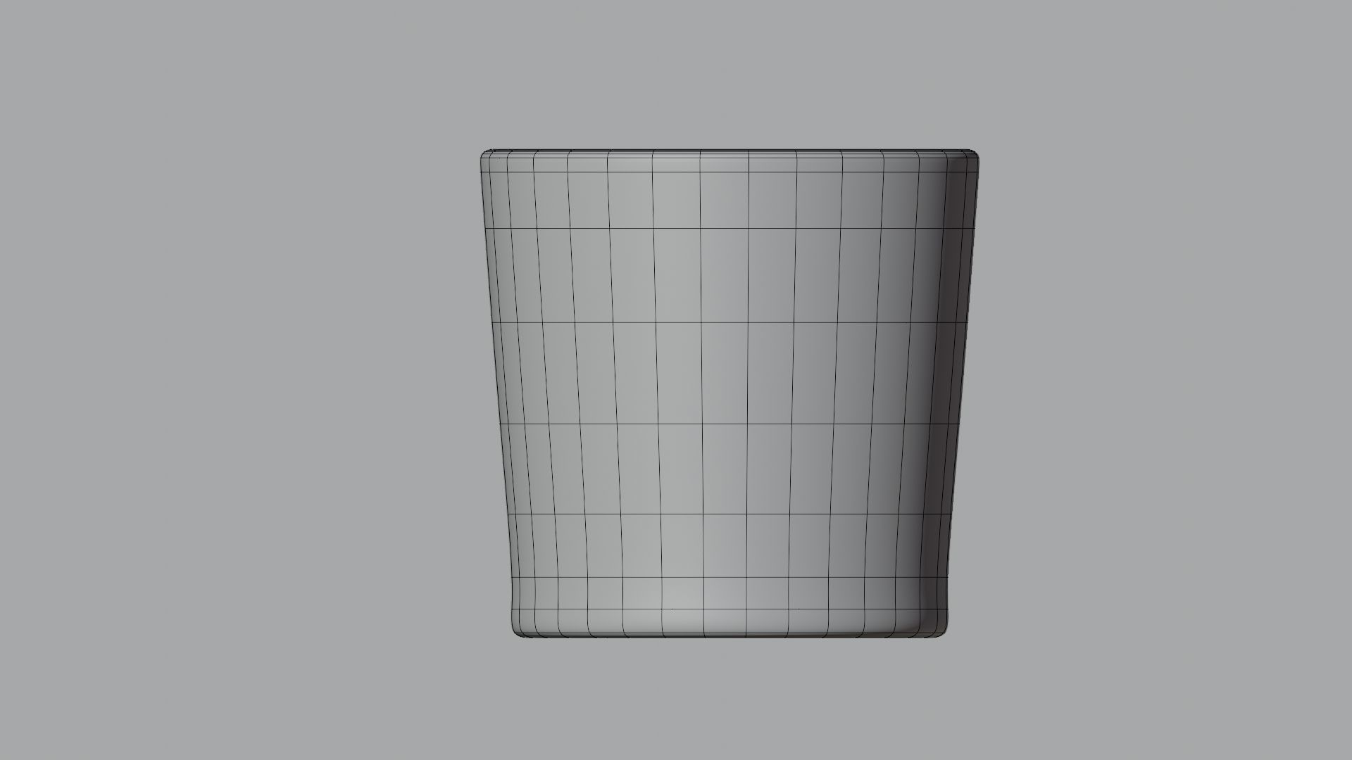 ceramic mug Low-poly 3D model_8