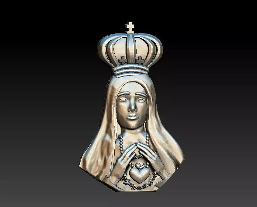 Nossa Senhora de Fatima - Our Lady of Fatima 3D print model