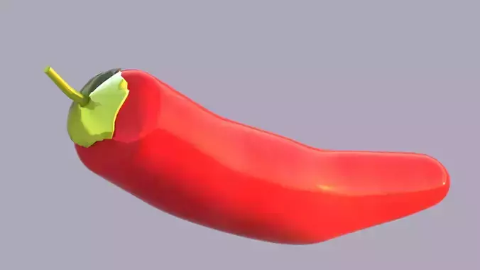 Red Pepper 3D Model