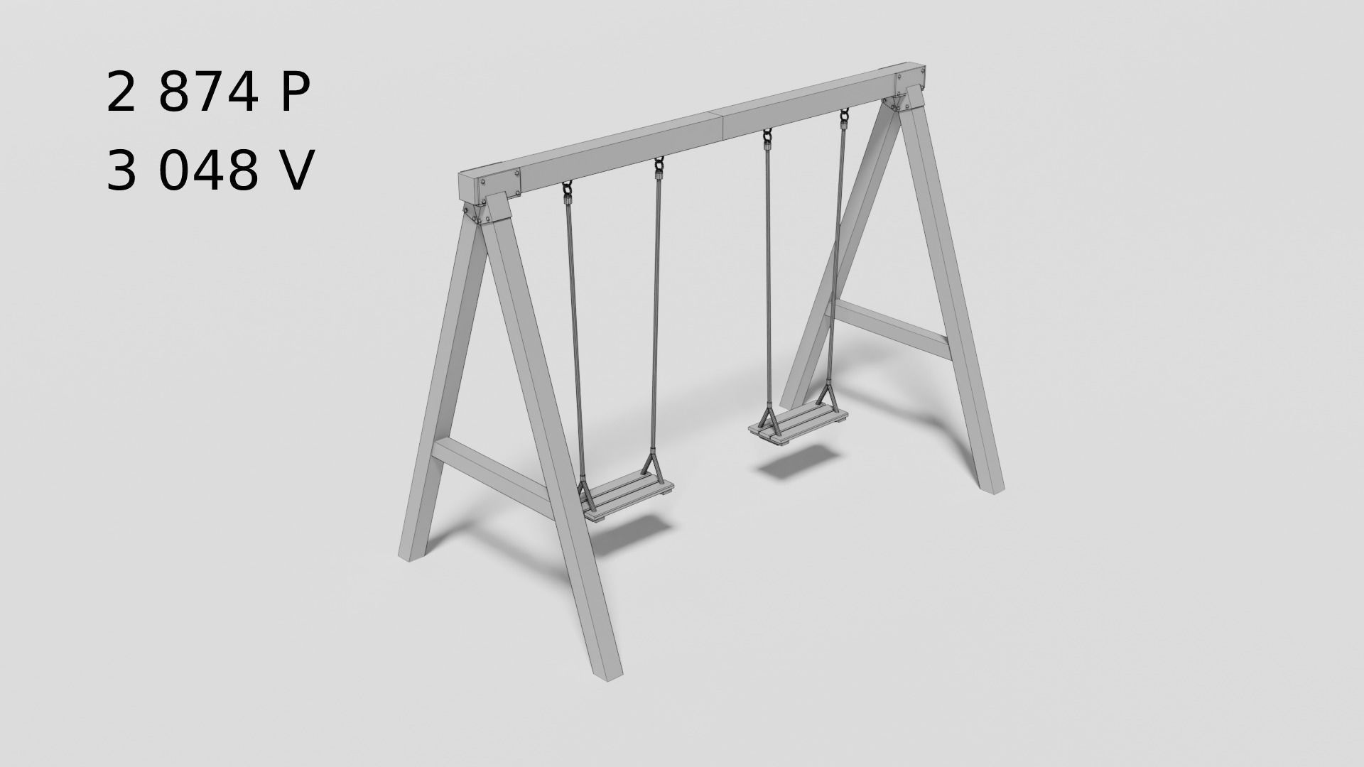 Playground pack v3 Low-poly 3D model_41