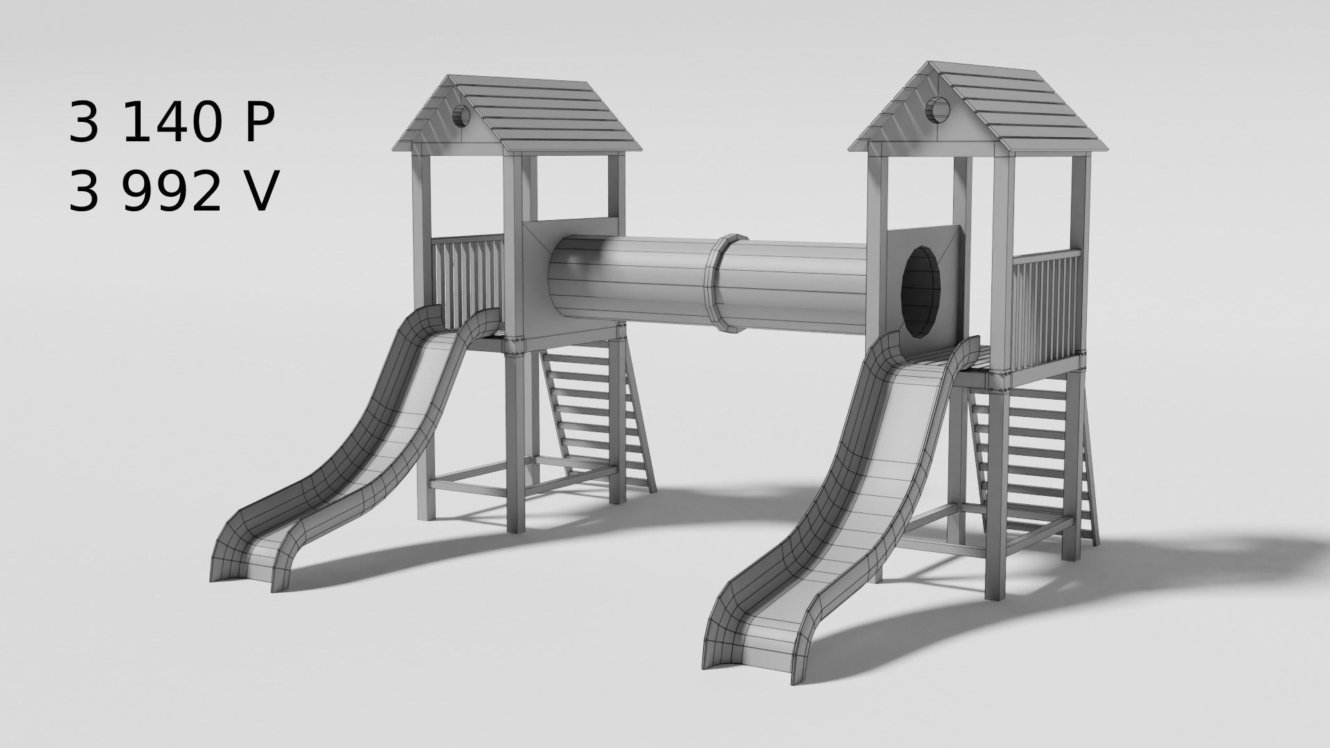 Playground pack v3 Low-poly 3D model_48