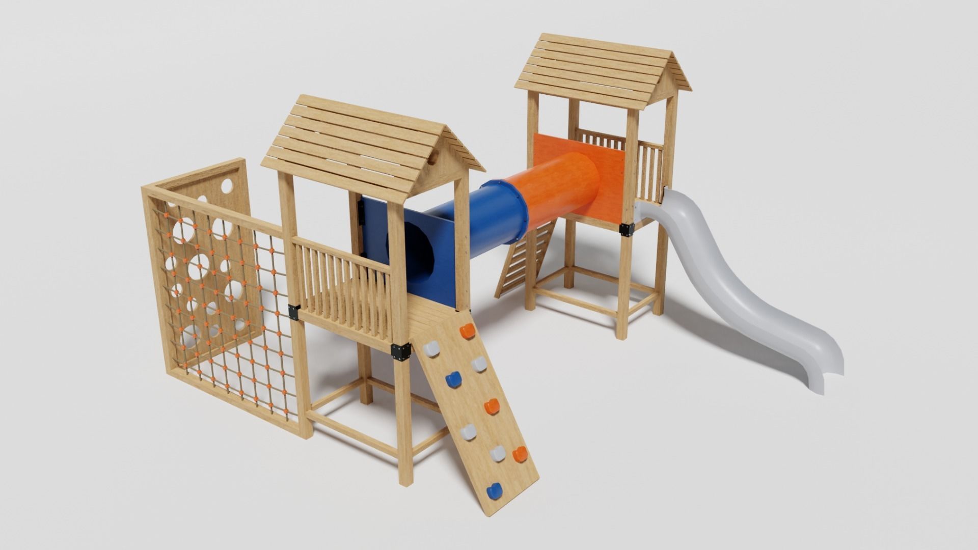 Playground pack v3 Low-poly 3D model_10