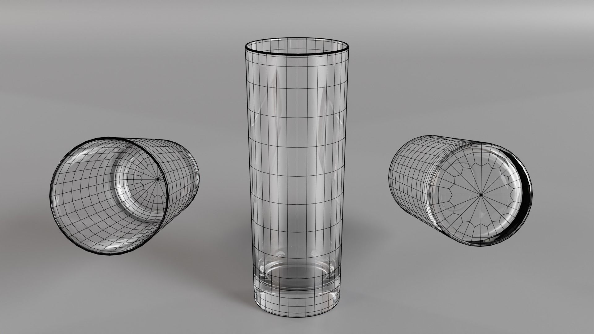 Collins glass Low-poly 3D model_19