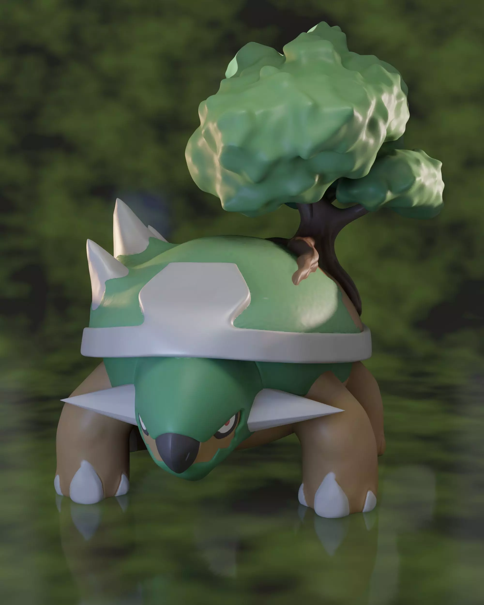 Pokemon - Torterra 3D print model_0