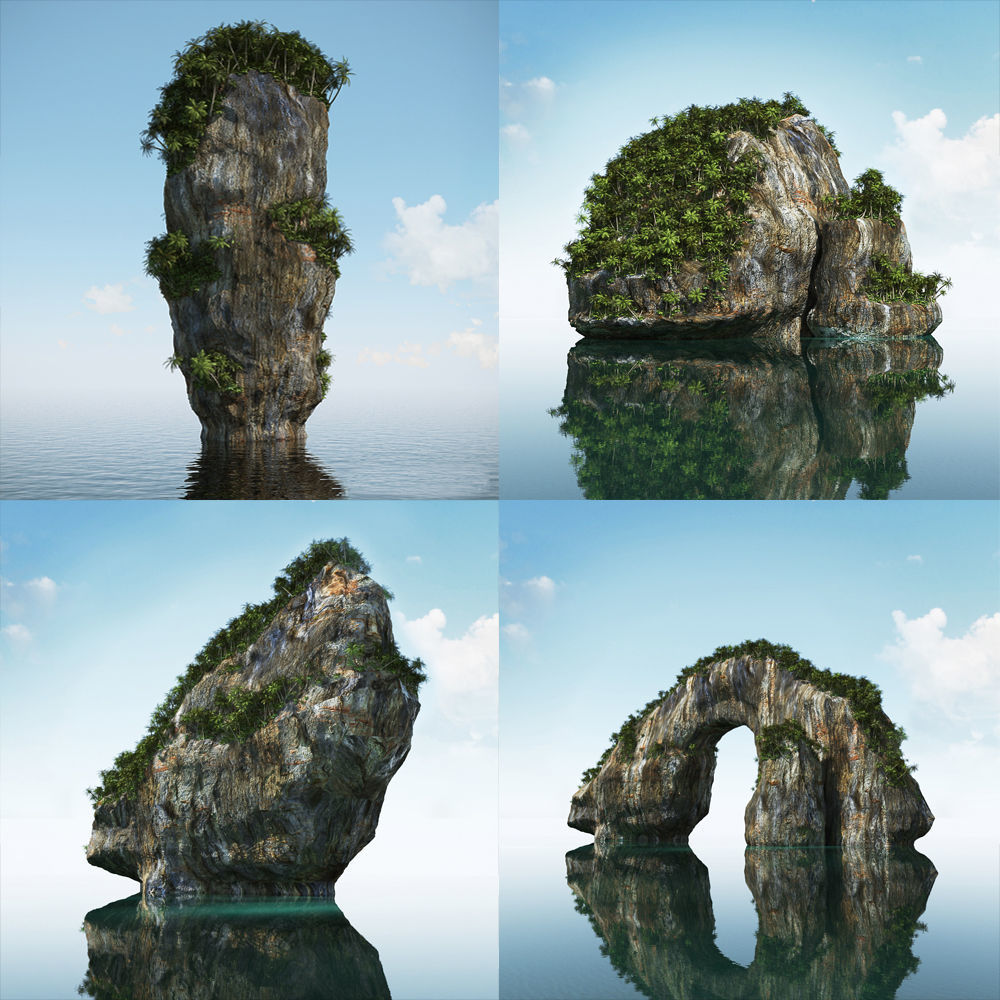 Thai Rock Collection 2 3D model_0