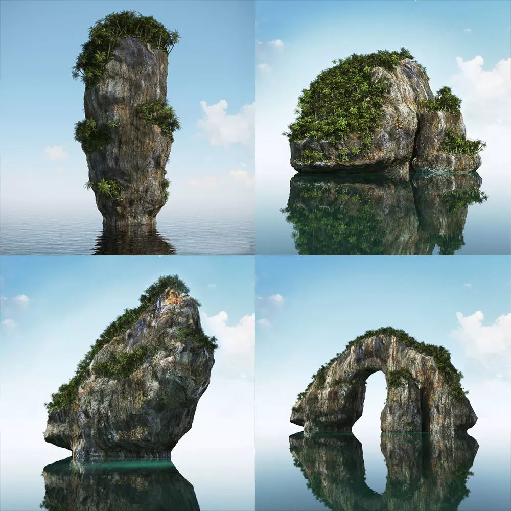 Thai Rock Collection 2 3D model_0