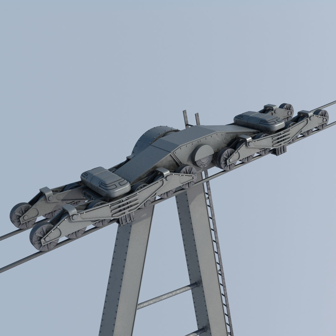 Cable Car 2 3D model_3