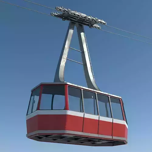 Cable Car 2 3D model