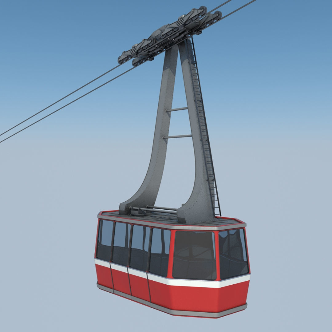 Cable Car 2 3D model_1