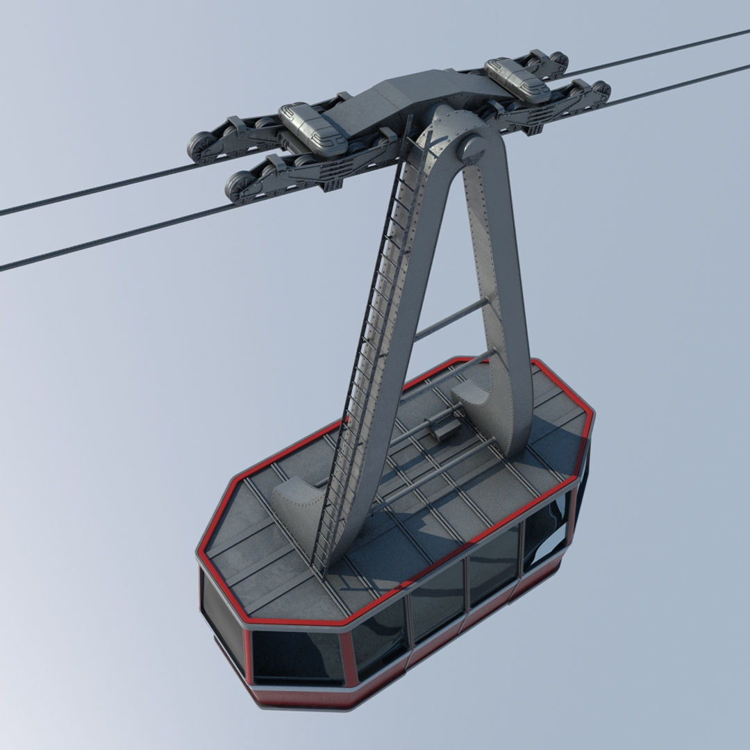 Cable Car 2 3D model_5