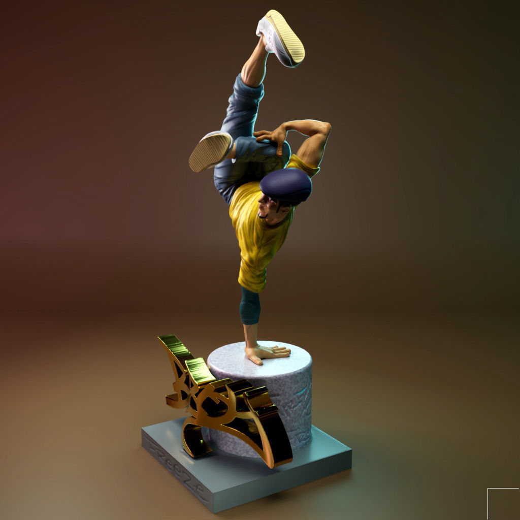 B-Boy Freeze 3D print model_1