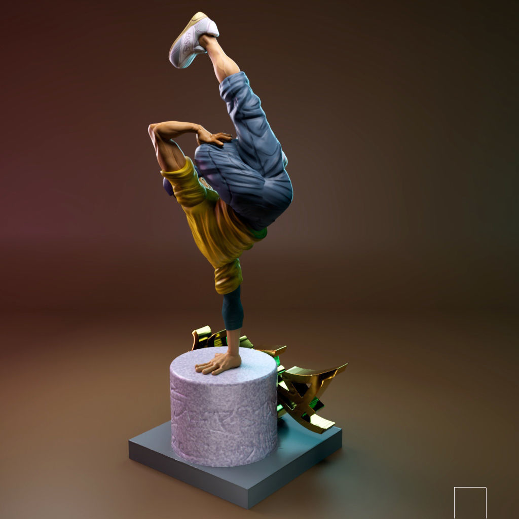 B-Boy Freeze 3D print model_3