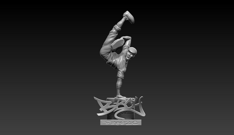 B-Boy Freeze 3D print model_6