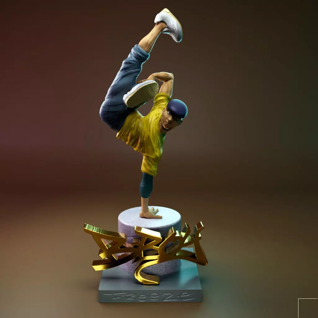 B-Boy Freeze 3D print model_0
