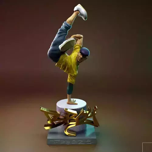 B-Boy Freeze 3D print model
