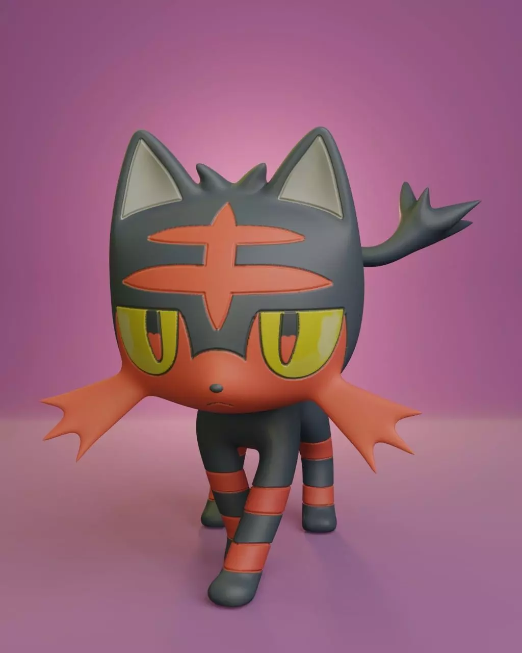 Pokemon - Litten 3D print model