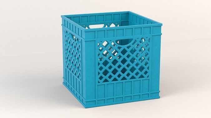 Milk Crate 3D model