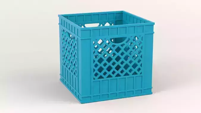 Milk Crate 3D model