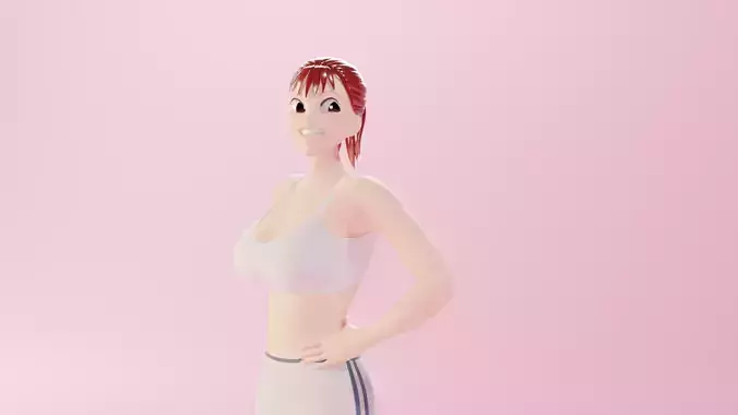 Anime Character Rigged